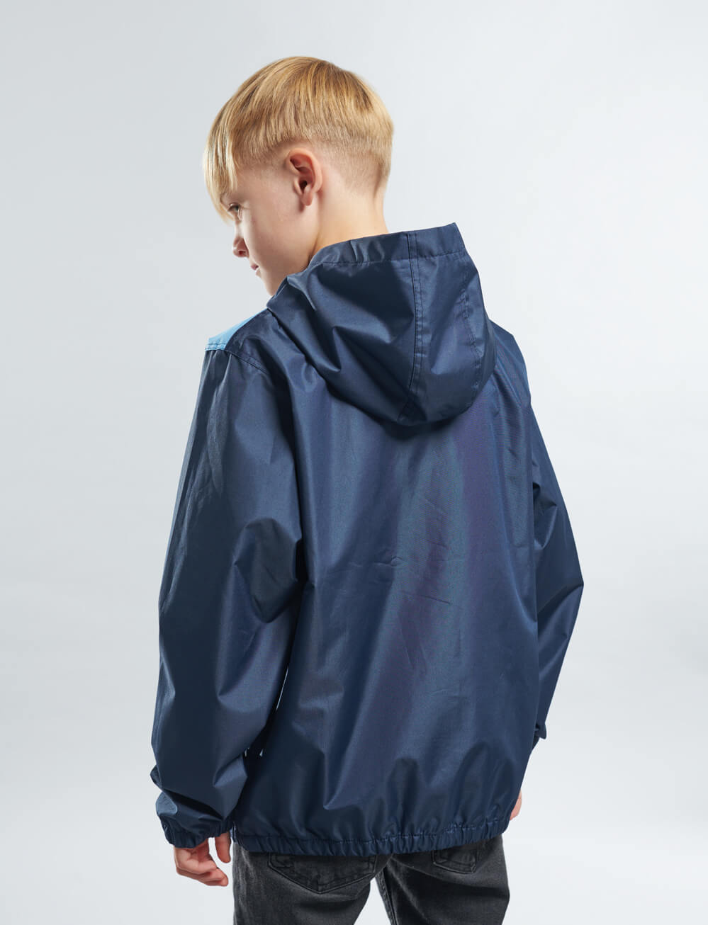 Official Manchester City Kids Shower Jacket - Navy - The World Football Store